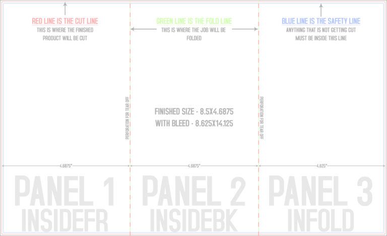 8.5 X11 Brochure Template