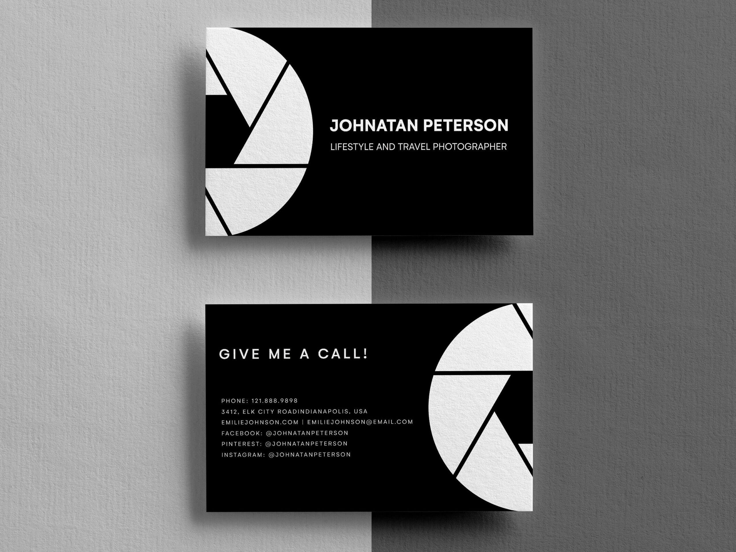 Business Calling Card Design – Gisa Intended For Template For Calling Card