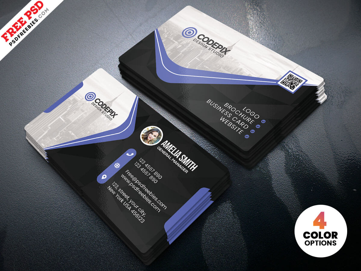 Business Card Psd Template Psd | Psdfreebies In Calling Card Psd Template