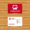 Business Card Template. Bus Sign Icon. Public Transport With.. Within Transport Business Cards Templates Free