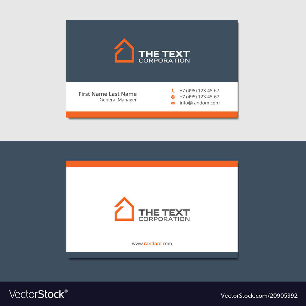 Business Cards Template For Real Estate Agency With Regard To Real Estate Business Cards Templates Free