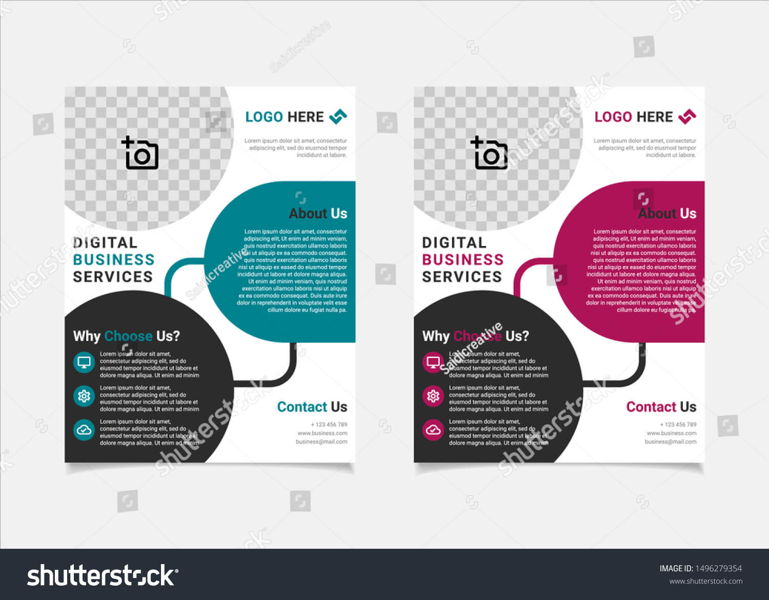 Business Flyer Template Vector Design Us Stock Vector Throughout Letter Size Brochure Template