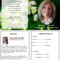 Butterfly Memorial Program | Memorial Cards For Funeral Pertaining To Remembrance Cards Template Free