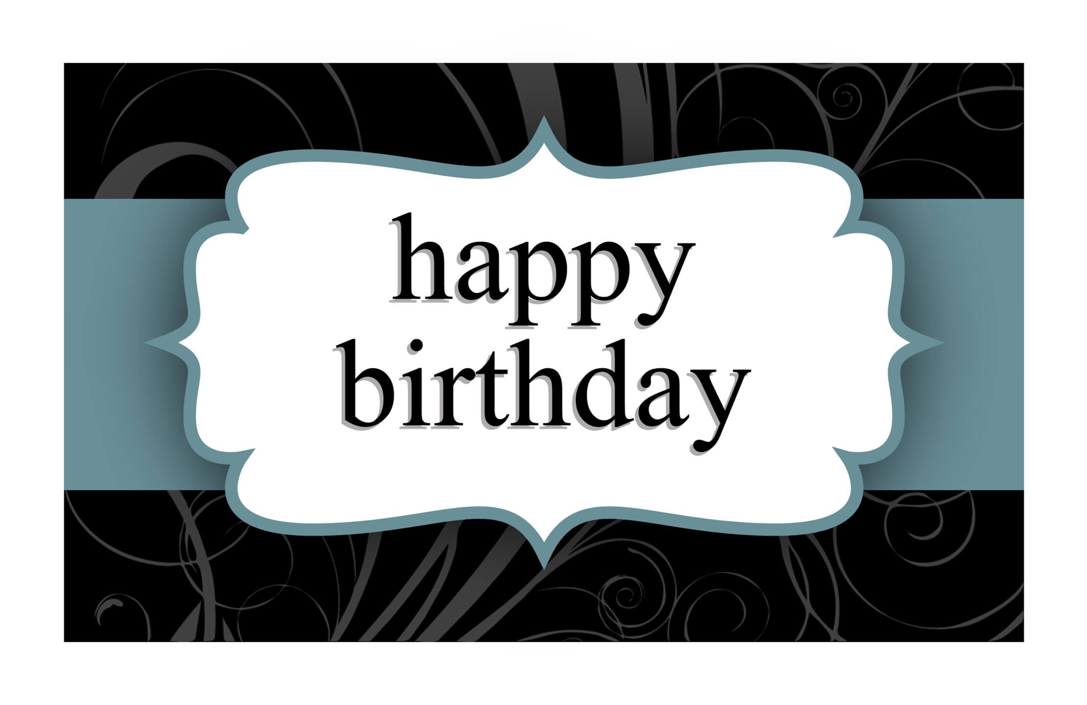 Cake And Balloons Birthday Card Pertaining To Half Fold Greeting Card Template Word