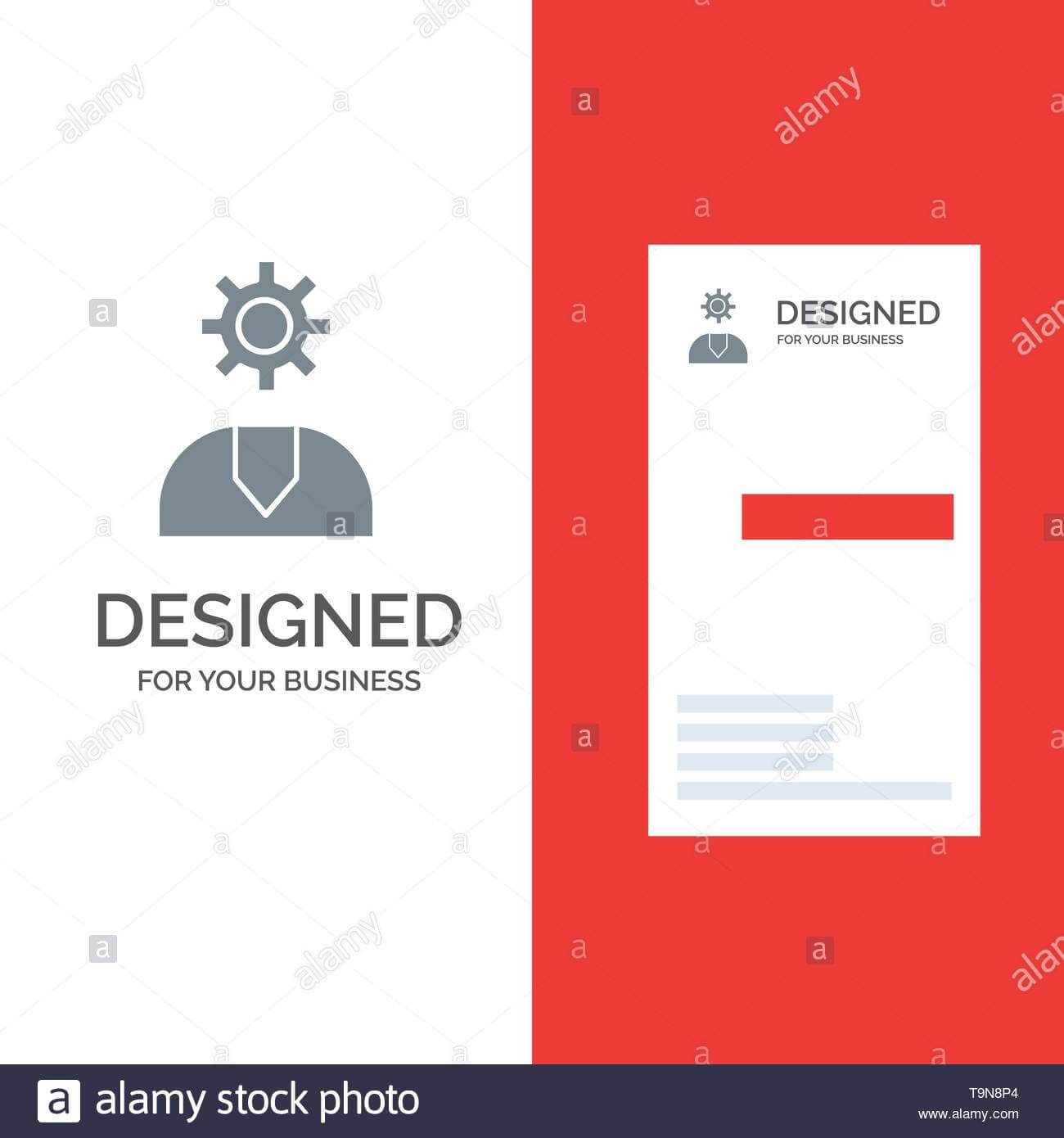 Call, Customer, Help, Service, Support Grey Logo Design And With Customer Information Card Template