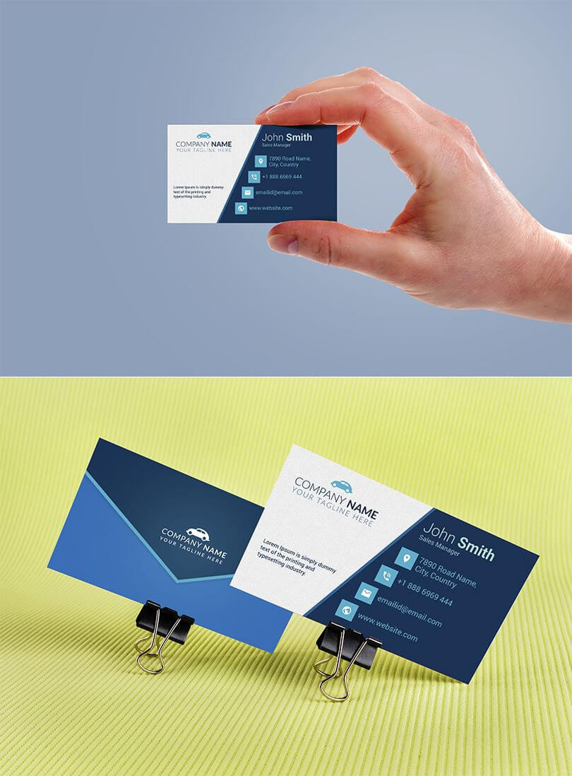 Car Sales Executive Business Card Template | Free Download With Download Visiting Card Templates