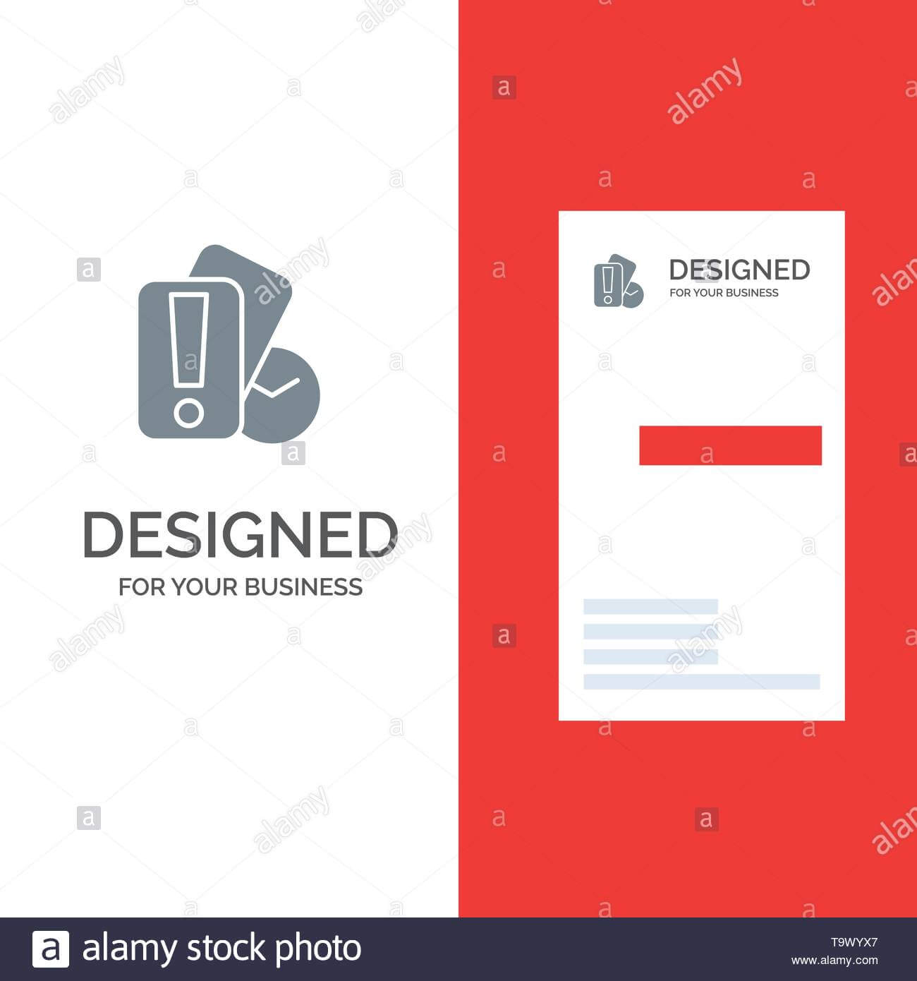 Card, Hand, Holding, Referee Grey Logo Design And Business Inside Football Referee Game Card Template