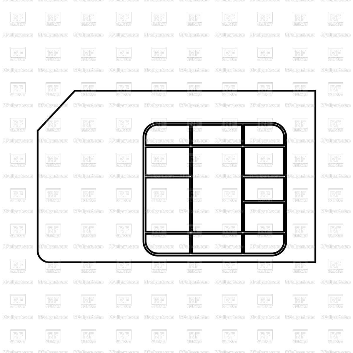 Card Outline – Yatay.horizonconsulting.co Regarding Sim Card Template Pdf