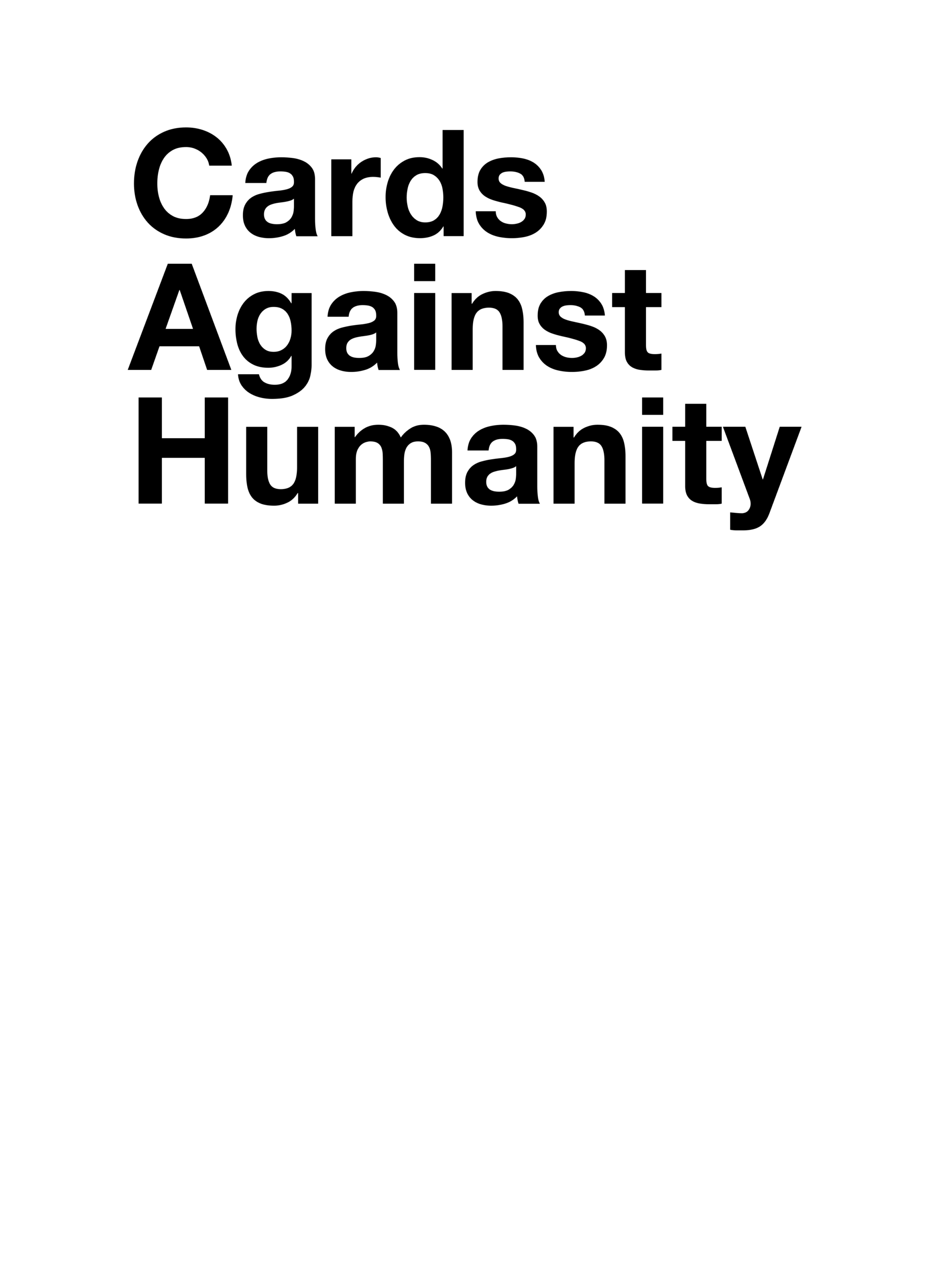 Cards Against Humanity – Card Generator With Regard To Cards Against Humanity Template