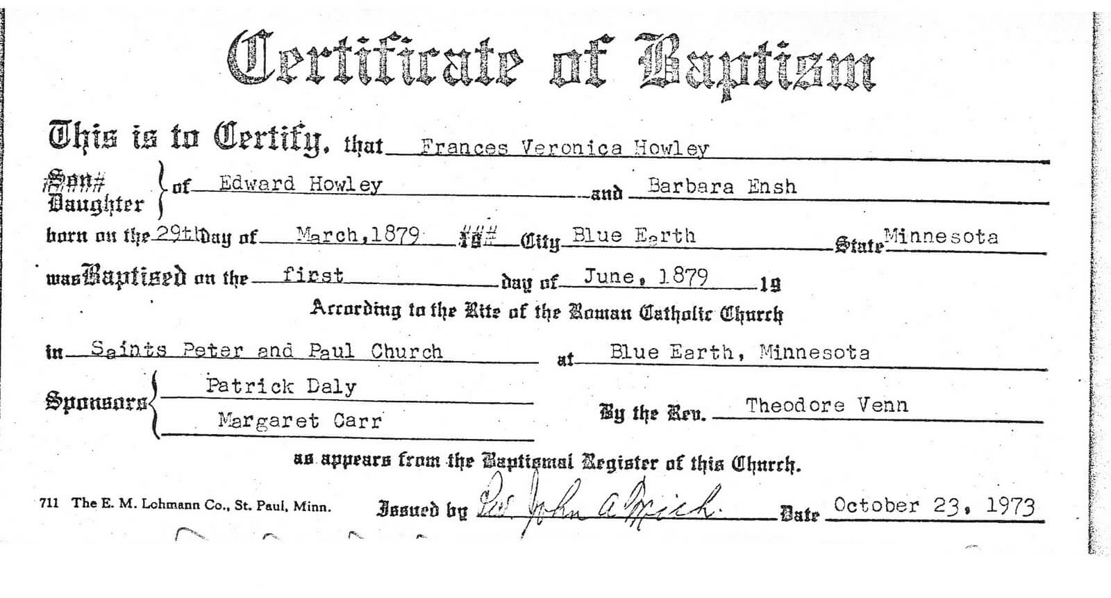 Catholic Baptism Certificate Template ] – Baptismal In Roman Catholic Baptism Certificate Template