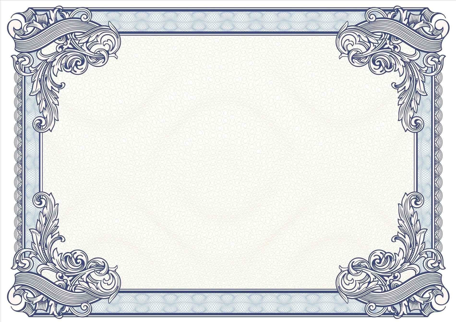 Certificate Borders Design Unique Certificate Border Design Pertaining To Certificate Border Design Templates