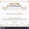 Certificate Design Template. Thai Art Design. Stock Vector With Regard To Art Certificate Template Free