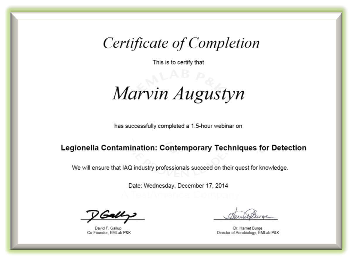 Certificate Examples – Simplecert Intended For Continuing Education Certificate Template
