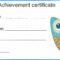 Certificate For Kid Template – Certificate Templates In Certificate Of Achievement Template For Kids