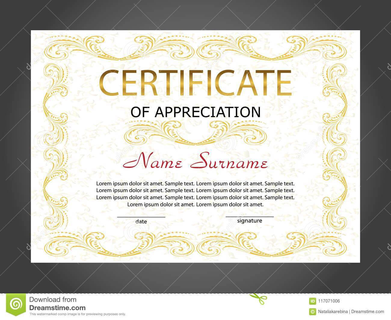 Certificate Of Appreciation, Diploma Template. Reward. Award Pertaining To Winner Certificate Template