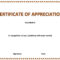 Certificate Of Appreciation » Officetemplates With Regard To Template For Certificate Of Appreciation In Microsoft Word