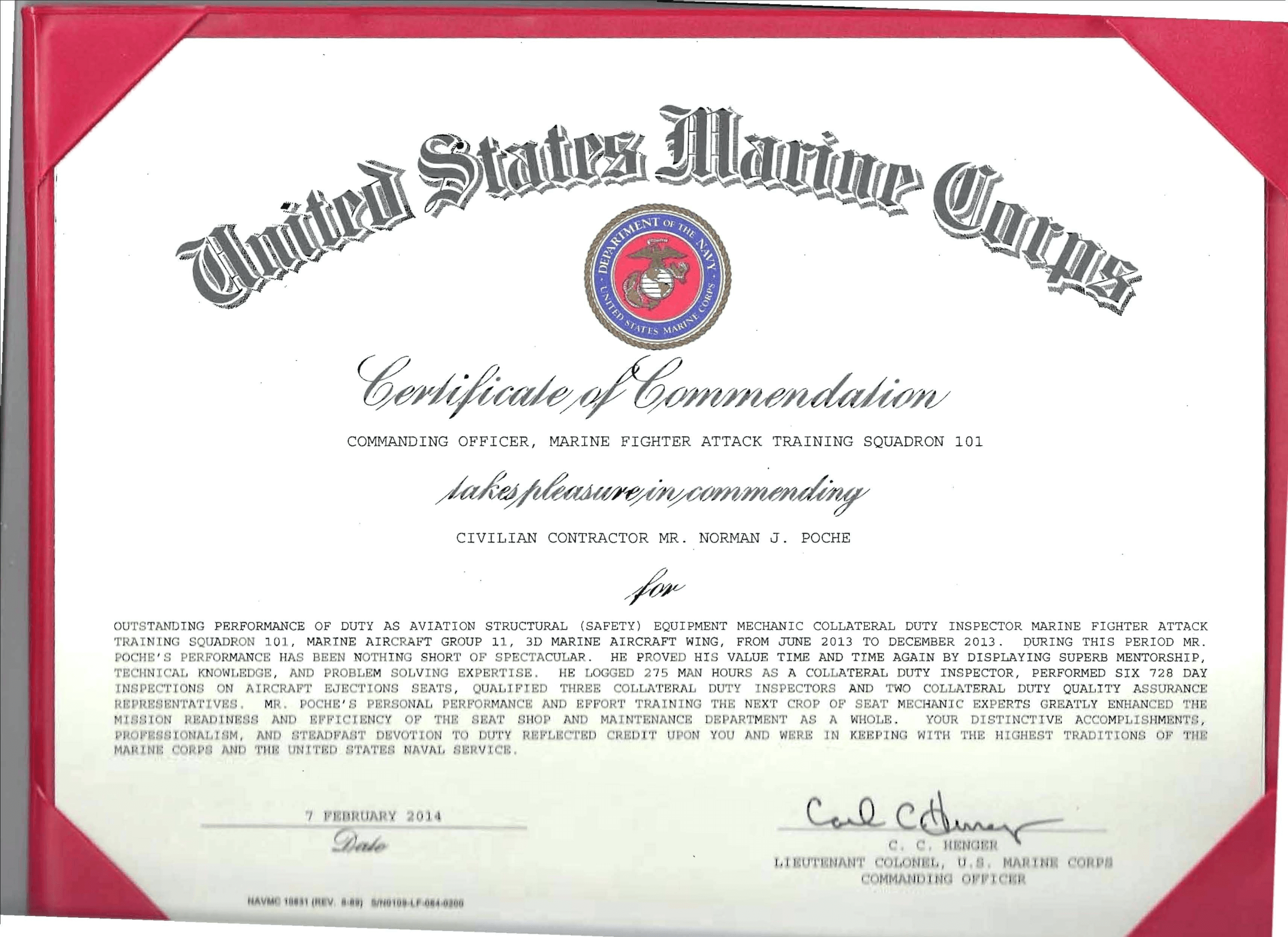 Certificate Of Appreciation Usmc – Yatay.horizonconsulting.co In Officer Promotion Certificate Template