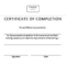 Certificate Of Training Completion Example | Templates At Intended For Certificate Of Appearance Template