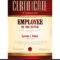Certificate Template Employee Of The Month Within Employee Of The Month Certificate Template With Picture