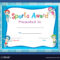 Certificate Template With Kids Swimming With Regard To Free Swimming Certificate Templates