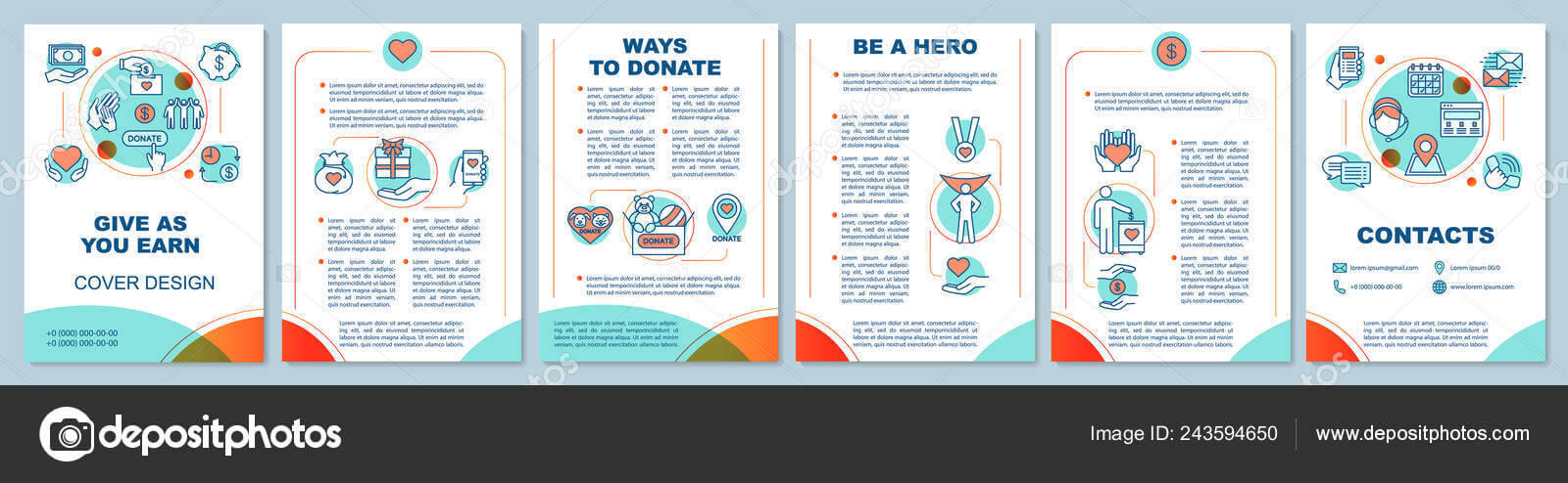 Charitable Foundation Brochure Template Volunteering Throughout Volunteer Brochure Template