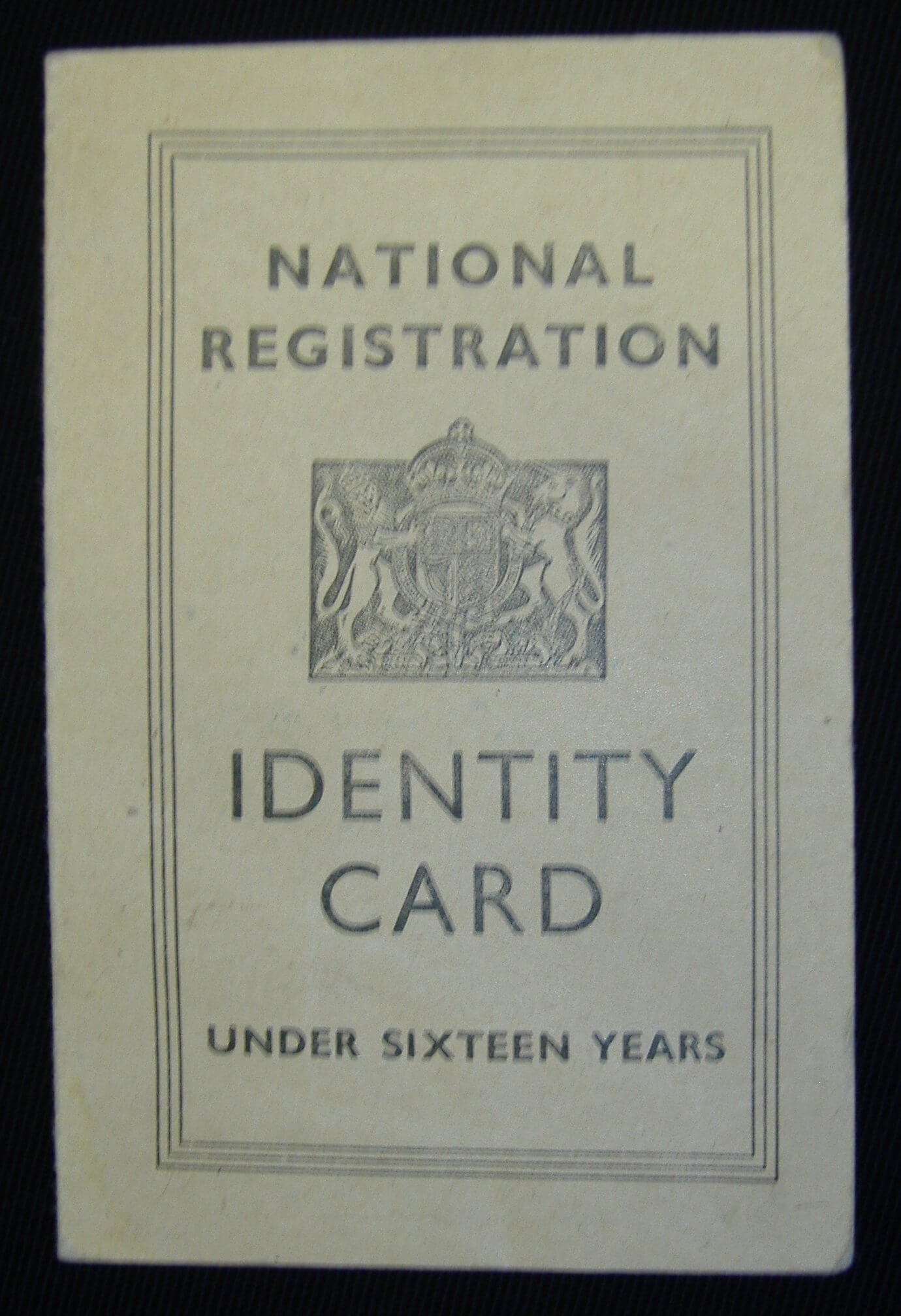 Child's Identity Card: Nen Gallery Regarding World War 2 Identity Card Template