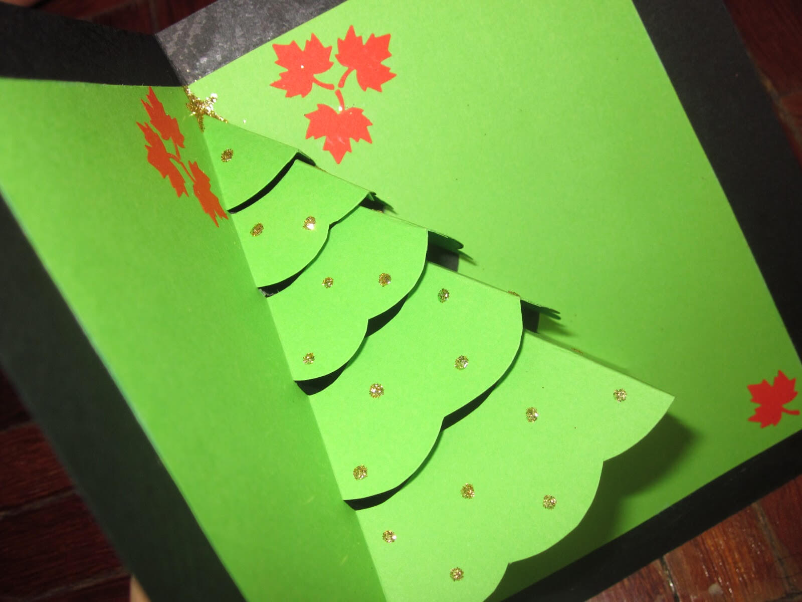 Christmas Card Pop Up Template | Decorating Ideas For Pop Up Tree Card Template