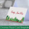 Christmas Place Name Card Template | Easy To Edit And Print Inside Celebrate It Templates Place Cards