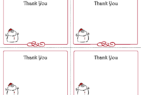 Christmas Thank You Card Templates - Yatay.horizonconsulting.co throughout Christmas Note Card Templates