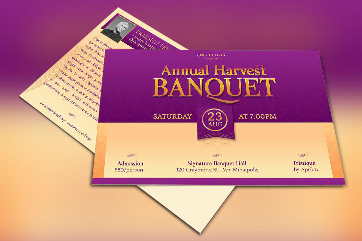 Church Banquet Invitation Templategodserv Designs Within Church Invite Cards Template