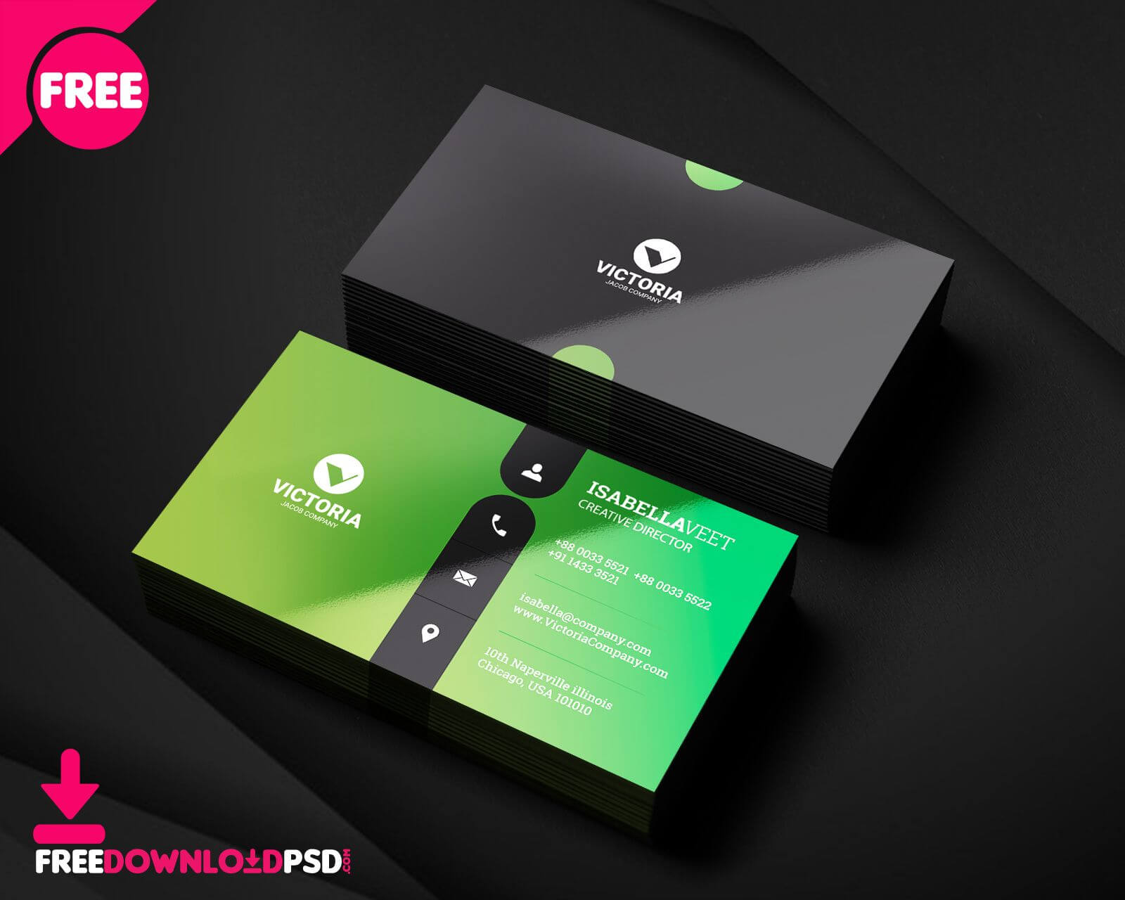 Clean Business Card, Minimalist Business Card Template Free Pertaining To Unique Business Card Templates Free