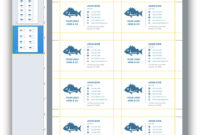Clean Business Cards Template throughout Business Card Template Pages Mac