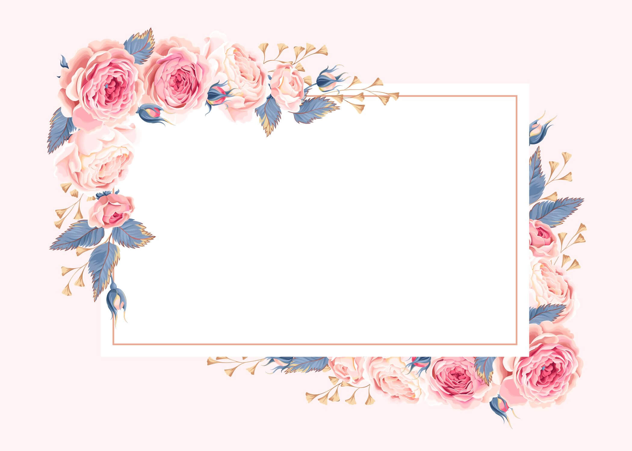 Climbing Roses - Rsvp Card Template (Free In 2020 With Free Printable Blank Greeting Card Templates