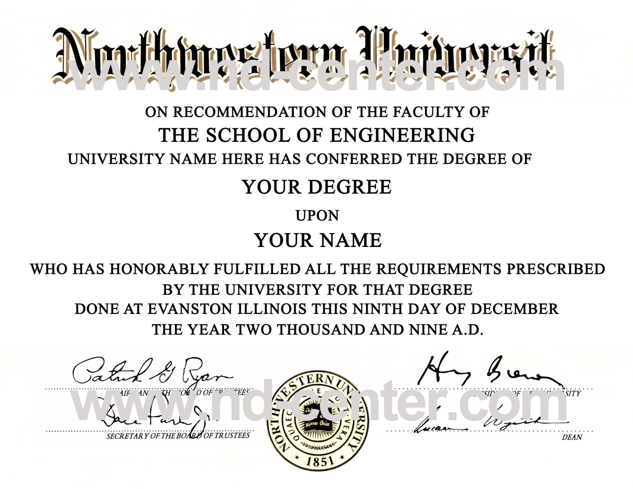 College Degree Certificate Templates Quality Fake Diploma In Doctorate Certificate Template