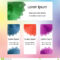 Colorful Templates For Visiting Cards, Labels, Fliers Inside Advertising Cards Templates