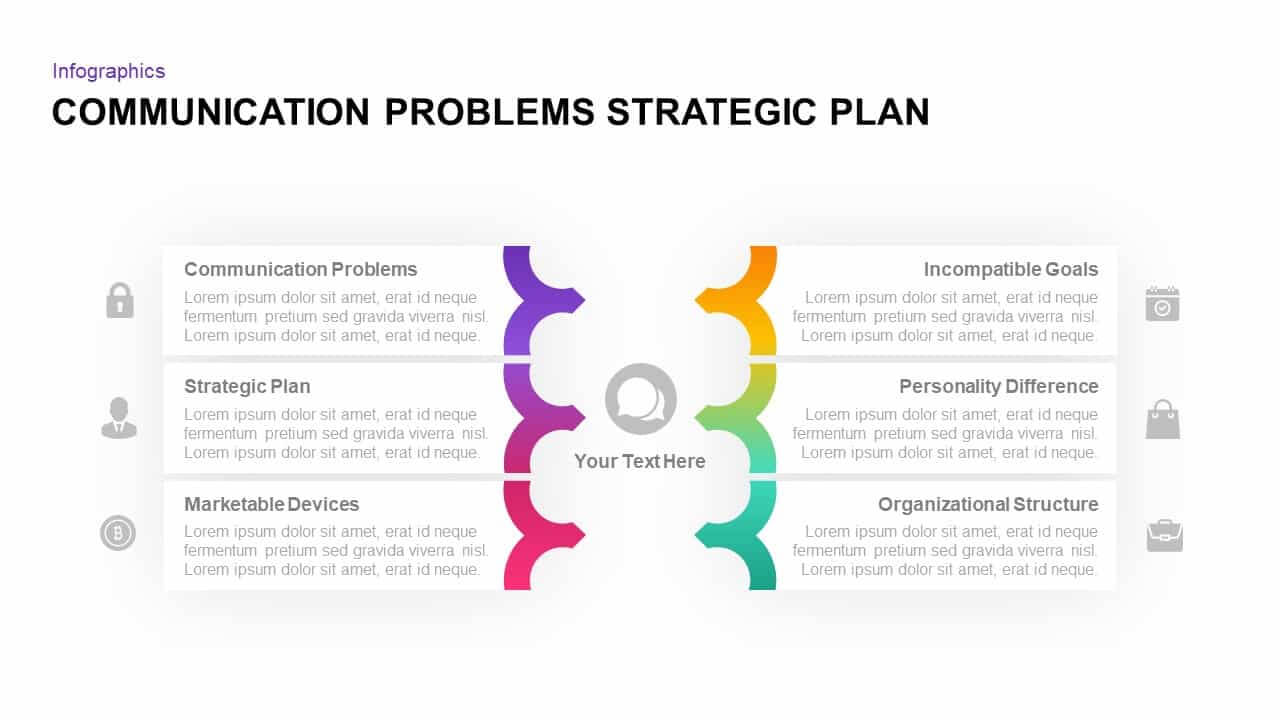 Communication Problems Strategic Plan Template – Slidebazaar With Strategy Document Template Powerpoint