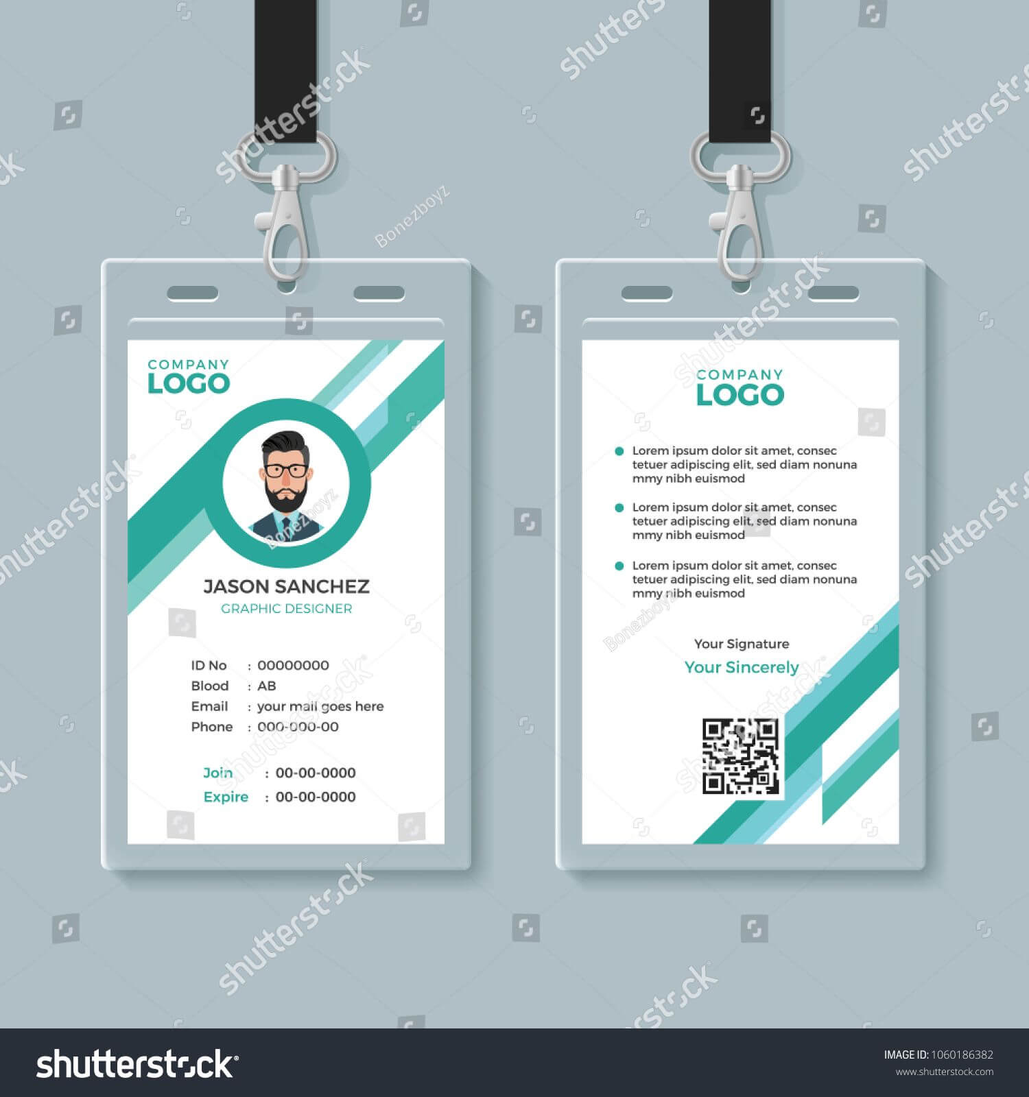 Company Identity Card Design Template Identity#company#card In Company Id Card Design Template