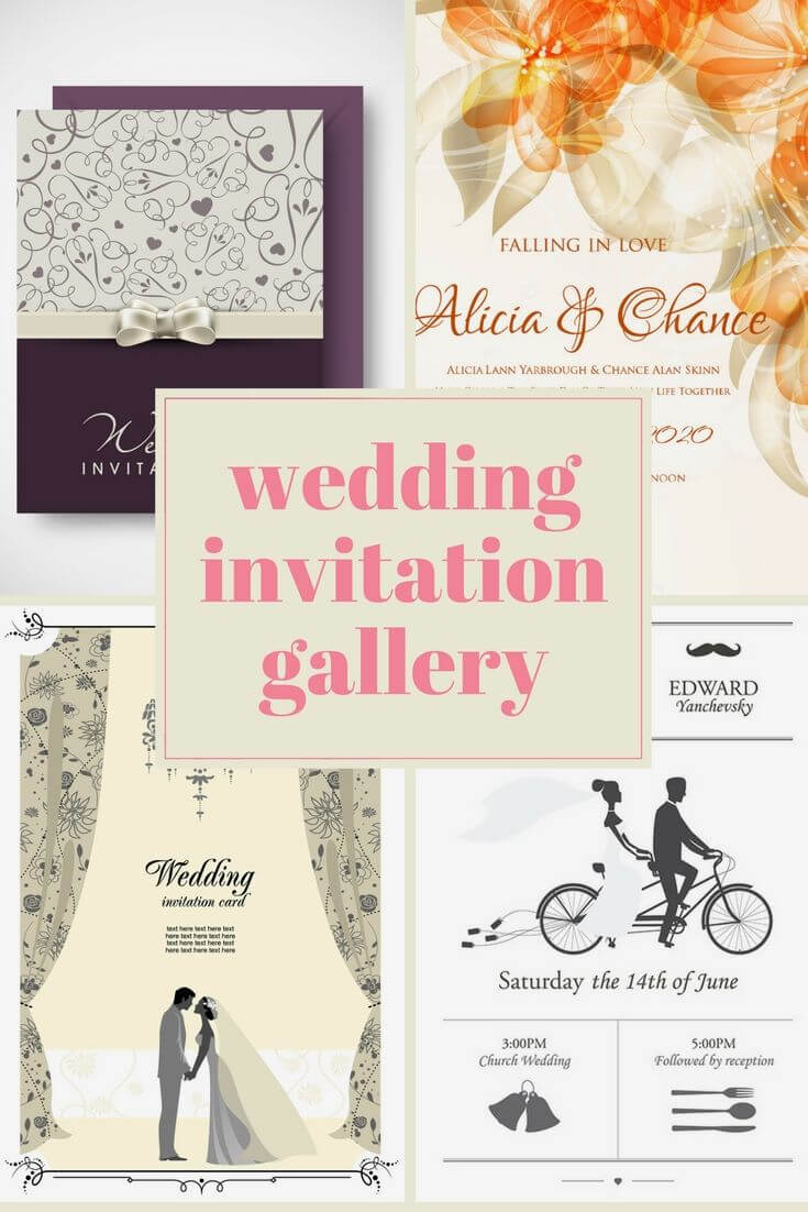 Completely Free Wedding Invitation Cards Illustrations Intended For Church Wedding Invitation Card Template