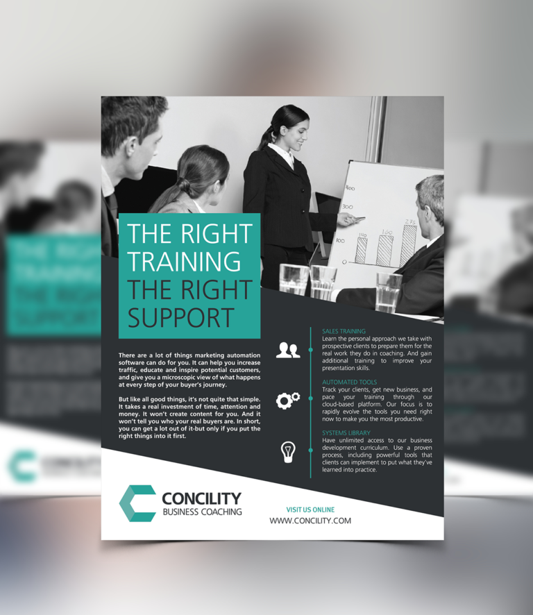 One Page Brochure Template