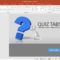 Create A Quiz In Powerpoint With Quiz Tabs Powerpoint Template Within Quiz Show Template Powerpoint
