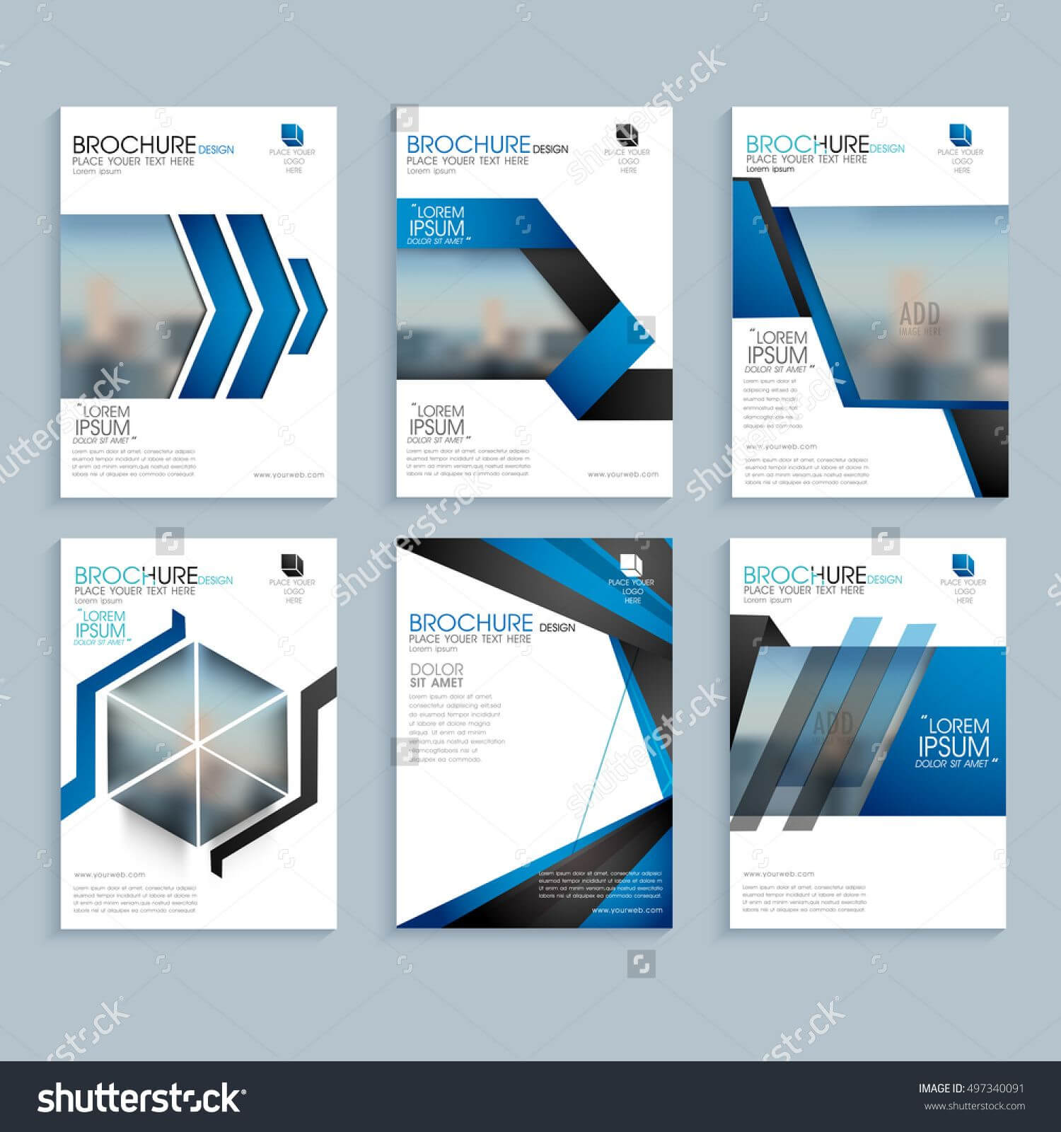 Creative Business Brochure Set, Corporate Template Layout In Professional Brochure Design Templates