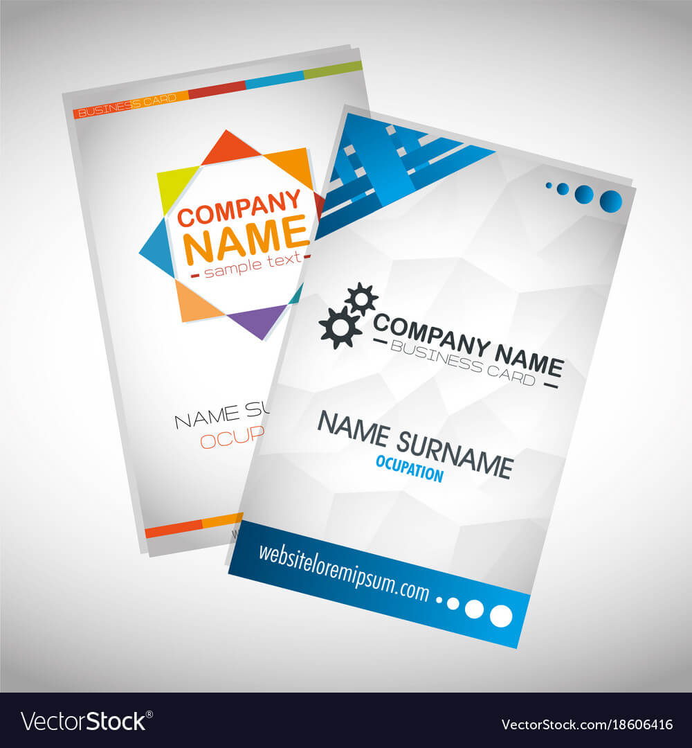 Creative Corporate Business Card Templates Intended For Company Business Cards Templates