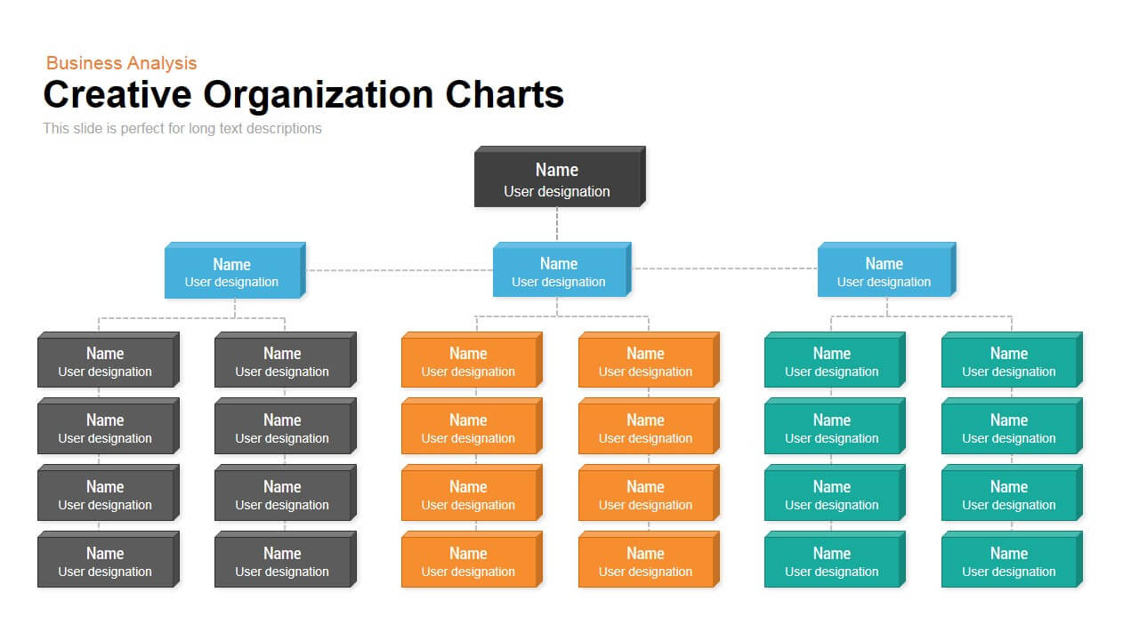 Creative Organization Chart Template For Powerpoint And With Regard To Microsoft Powerpoint Org Chart Template