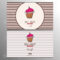 Cupcake Or Cake Business Card Template For Bakery Or Pastry. Within Cake Business Cards Templates Free