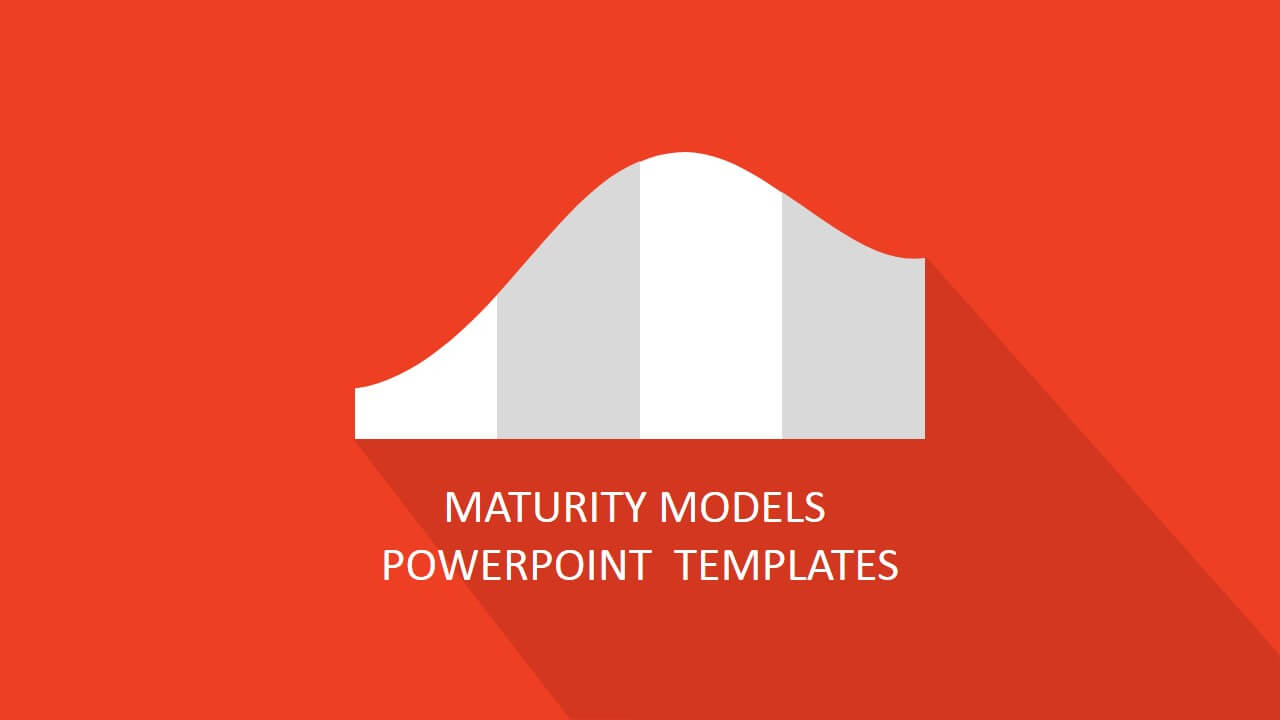 Curved Bar Graph Maturity Icon Powerpoint – Slidemodel Intended For Powerpoint Bell Curve Template