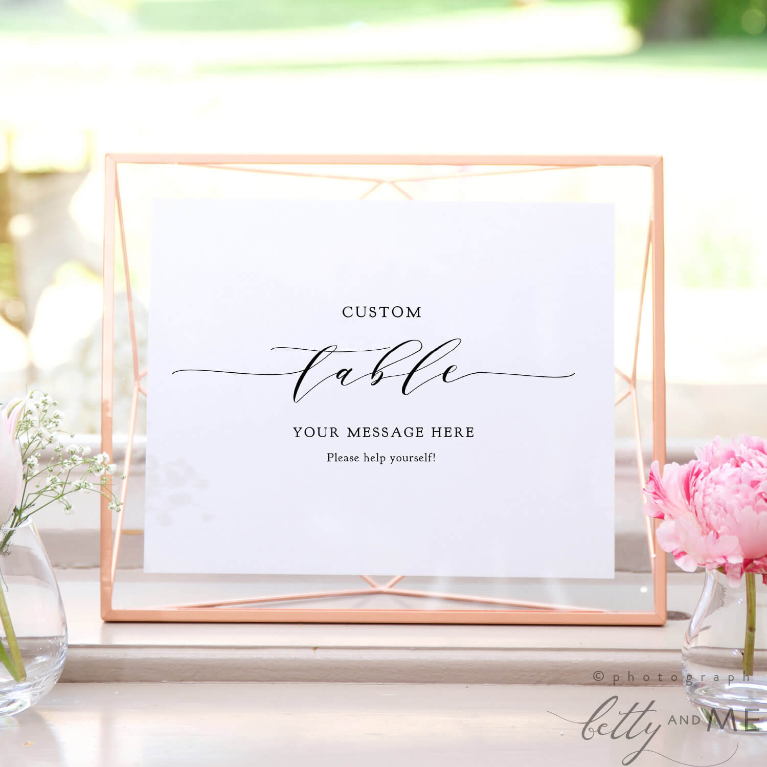 Custom Table Sign Printable Custom Wedding Table Sign 8X10 Pertaining To Place Card Template Free 6 Per Page