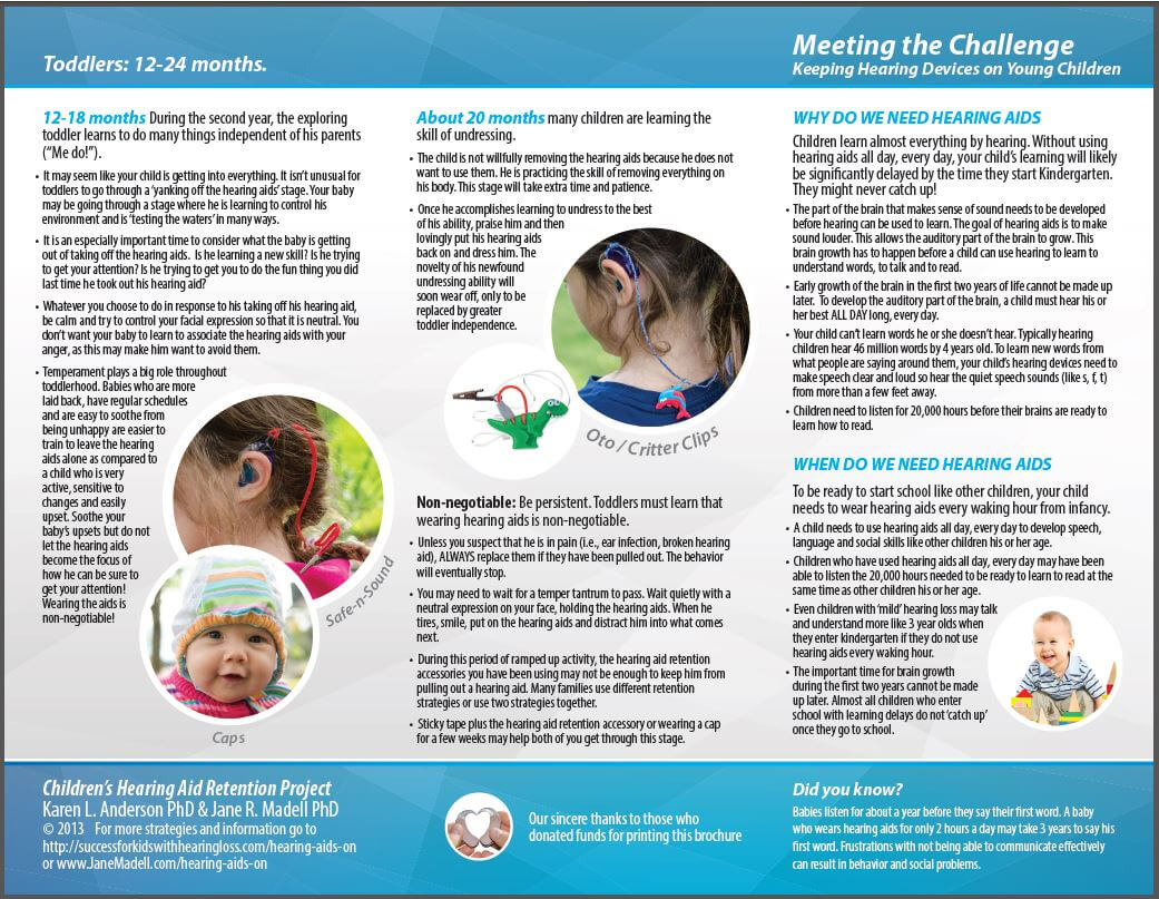 Daycare Brochures Success For Kids Hearing Loss Strategies Pertaining To Daycare Brochure Template