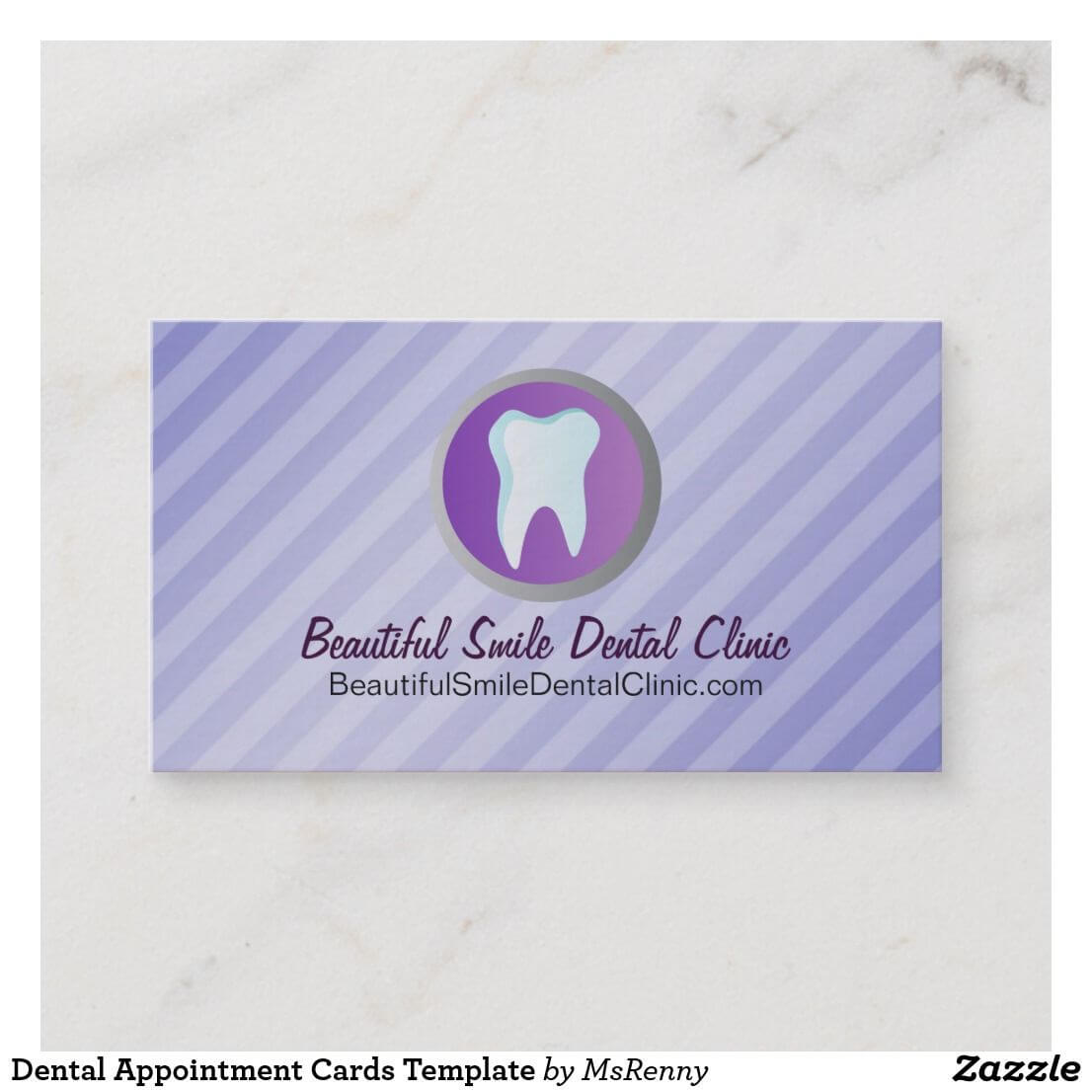 Dental Appointment Cards Template | Zazzle | Cards Inside Dentist Appointment Card Template