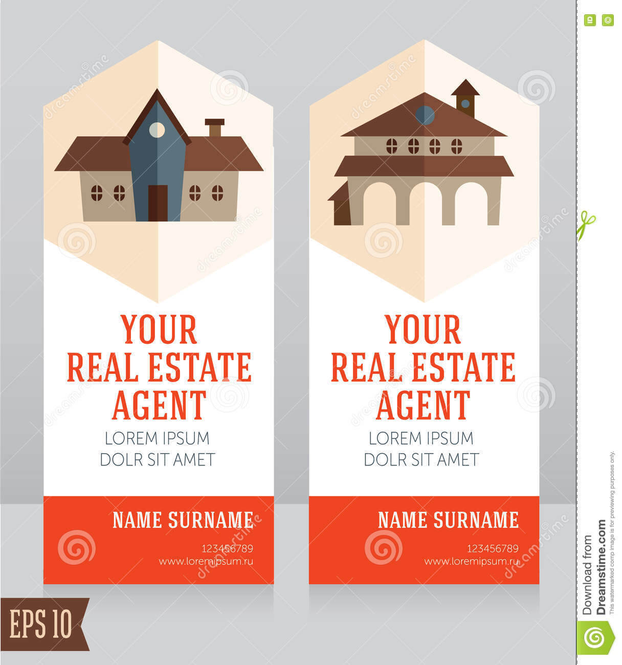 Design Template For Real Estate Agent Business Card Stock With Regard To Real Estate Agent Business Card Template