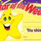Details About 30 Childrens Star Of The Week 'you Shine' Reward Recognition  Certificate Awards For Star Of The Week Certificate Template